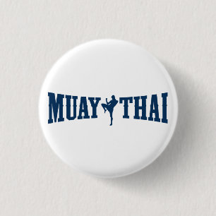 Badge Rond 2,50 Cm Logo thaïlandais de Muay