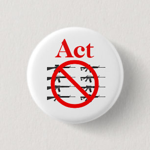 Badge Rond 2,50 Cm Loi sur le contrôle des armes à feu