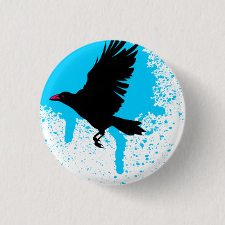 Badge Rond 2,50 Cm L'oiseau a piloté le bouton