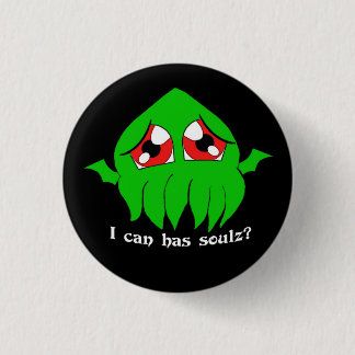 Badge Rond 2,50 Cm Lolthulu de Chibi Cthulu