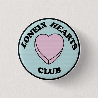Badge Rond 2,50 Cm Lonely hearts club pin