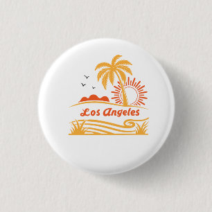 Badge Rond 2,50 Cm Los angel
