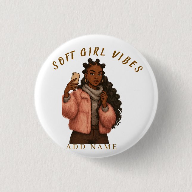 BADGE ROND 2,50 CM LOT STYLÉ CONFIDENT (Devant)