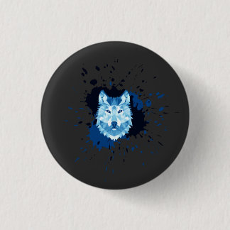 Badge Rond 2,50 Cm Loup