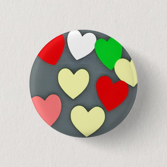 Badge Rond 2,50 Cm Love 3 Cm Round Badge (Devant)