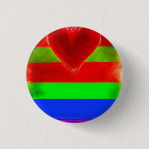 Badge Rond 2,50 Cm Love 3 Cm Round Badge