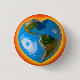 Badge Rond 2,50 Cm Love 3 Cm Round Badge