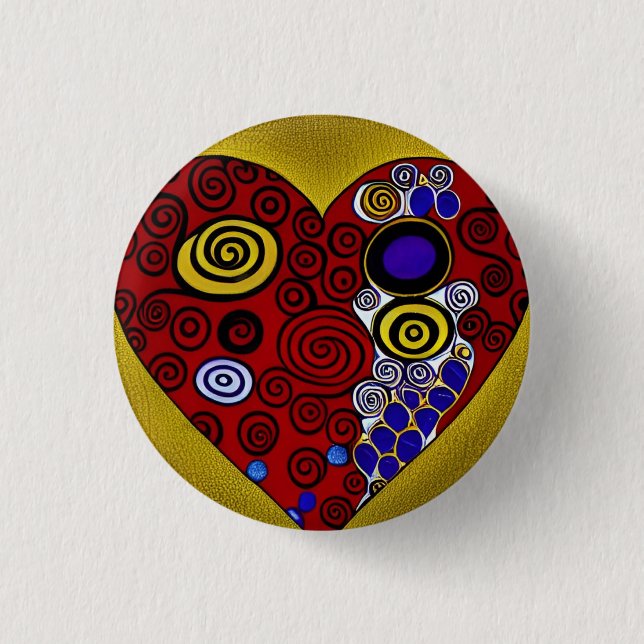 Badge Rond 2,50 Cm Love 3 Cm Round Badge (Devant)