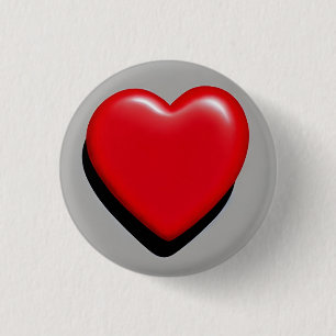 Badge Rond 2,50 Cm Love 3 Cm Round Badge