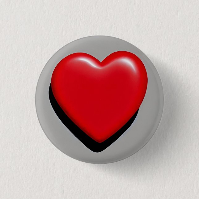 Badge Rond 2,50 Cm Love 3 Cm Round Badge (Devant)