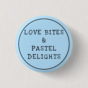 Badge Rond 2,50 Cm Love Bites Pastel Goth
