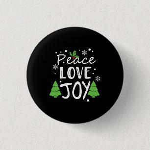 Badge Rond 2,50 Cm Love Joy
