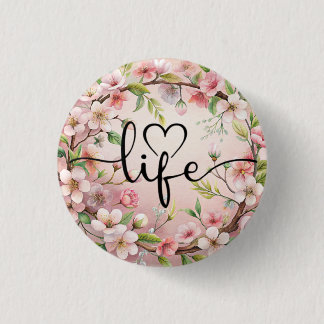 Badge Rond 2,50 Cm Love of life quote