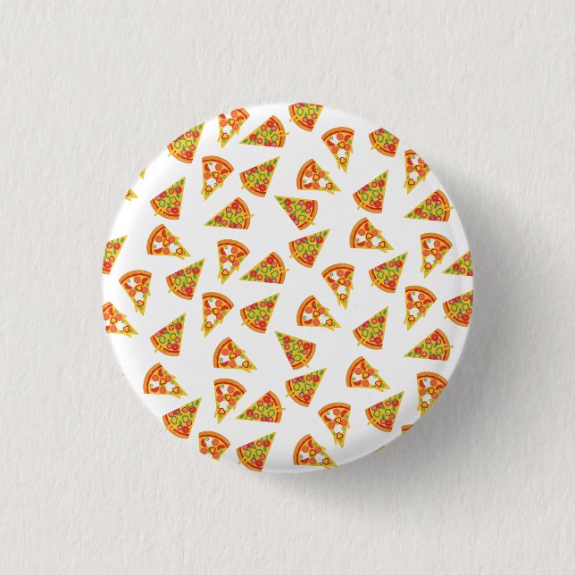 Badge Rond 2,50 Cm Love Pizza (Devant)