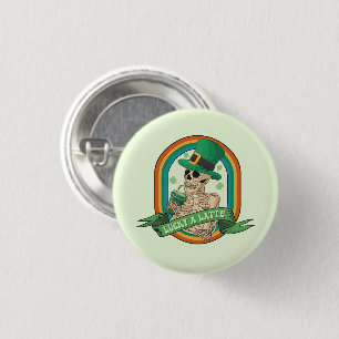 Badge Rond 2,50 Cm Lucky A Latte