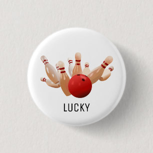 Badge Rond 2,50 Cm Lucky bowling