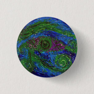 Badge Rond 2,50 Cm Lune