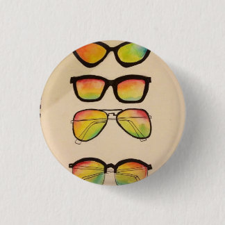 Badge Rond 2,50 Cm Lunettes de soleil