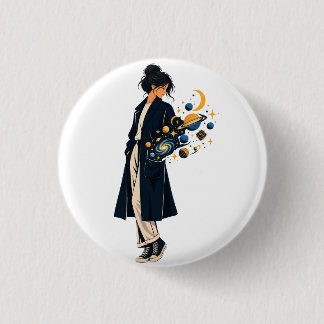 Badge Rond 2,50 Cm L'Univers de Poche