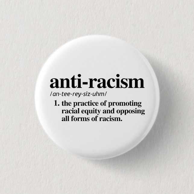 Badge Rond 2,50 Cm Lutte contre le racisme (Devant)