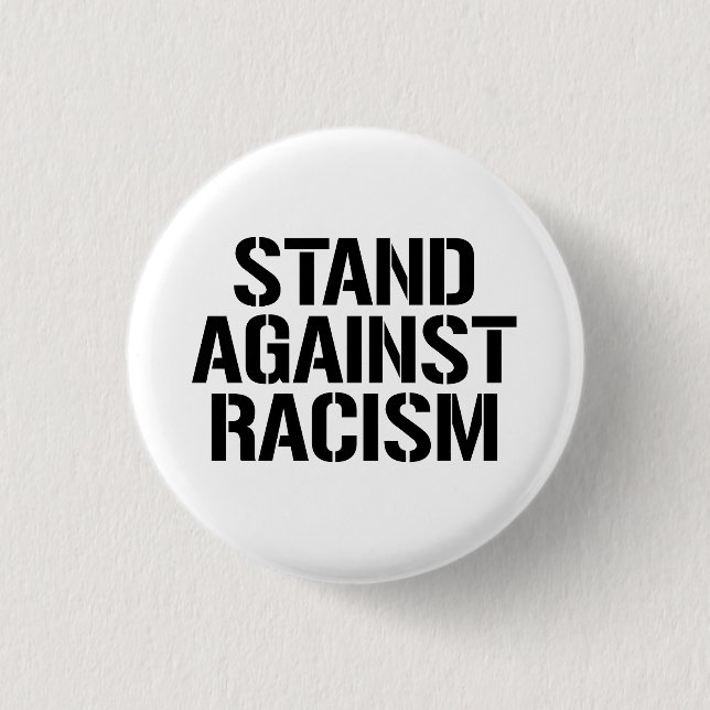 Badge Rond 2,50 Cm Lutter contre le racisme (Devant)