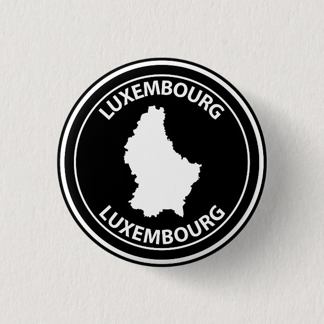 Badge Rond 2,50 Cm Luxembourg (Devant)