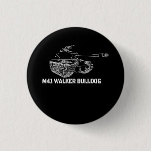Badge Rond 2,50 Cm M41 Walker Bulldog American Light Army Tank Don