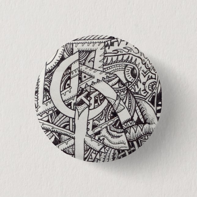 Badge Rond 2,50 Cm M. Emptyful (détail) (Devant)