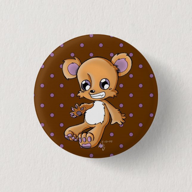 Badge Rond 2,50 Cm M. Teddy (Devant)