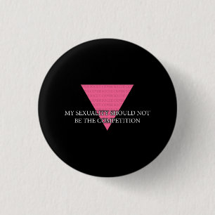 Badge Rond 2,50 Cm Ma sexualité ne devrait pas être la compétition