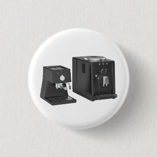 Badge Rond 2,50 Cm Machines à café Espresso