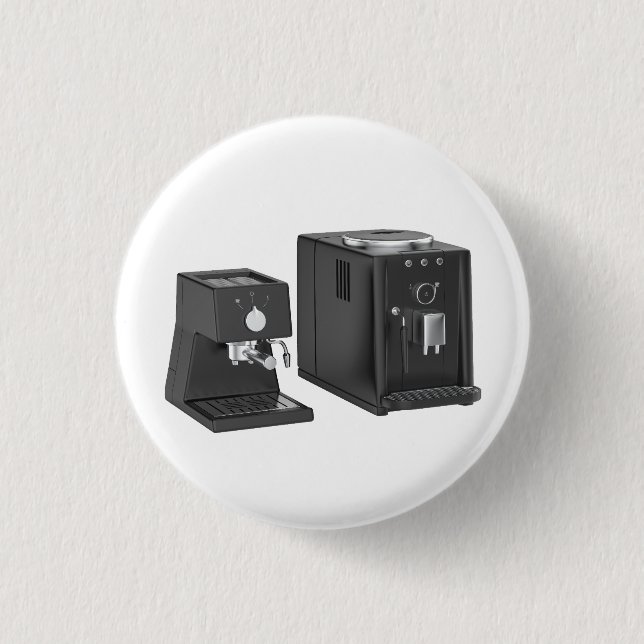 Badge Rond 2,50 Cm Machines à café Espresso (Devant)