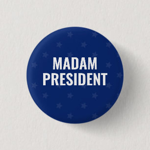 Badge Rond 2,50 Cm Madame la Présidente Harris 2024