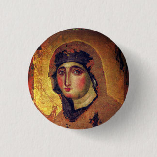 Badge Rond 2,50 Cm Madone du Rosaire - 6e siècle
