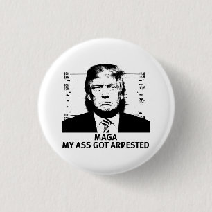 Badge Rond 2,50 Cm MAGA Indicted