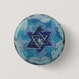 Badge Rond 2,50 Cm Magen David