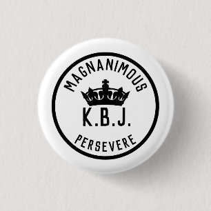 Badge Rond 2,50 Cm Magnanime KBJ petit bouton commémoratif
