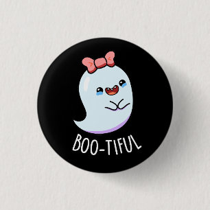 Badge Rond 2,50 Cm Magnifique Halloween drôle et féminin Fantôme Pun