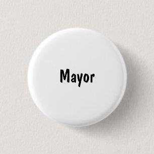 Badge Rond 2,50 Cm Maire