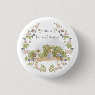 Badge Rond 2,50 Cm Maison de souris à la confiture de mûres Cottageco