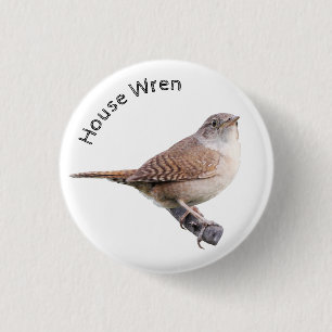 Badge Rond 2,50 Cm Maison Wren