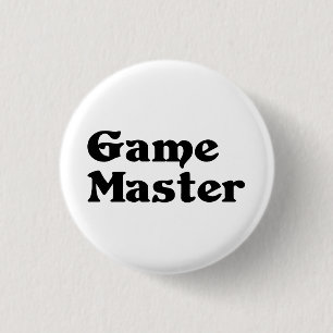 Badge Rond 2,50 Cm Maître de jeu
