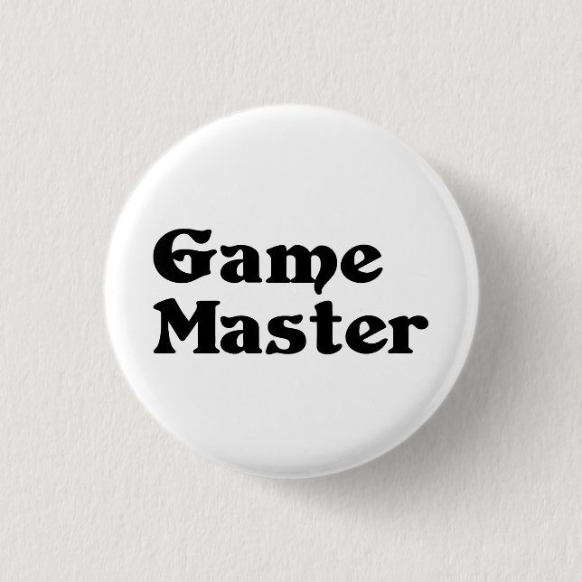 Badge Rond 2,50 Cm Maître de jeu (Devant)