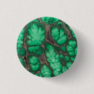 Badge Rond 2,50 Cm Malachite à motif vert