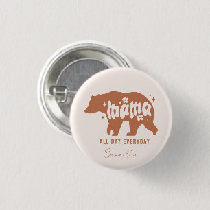 Badge Rond 2,50 Cm Mama Bear