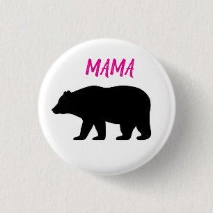 Badge Rond 2,50 Cm Mama Bear