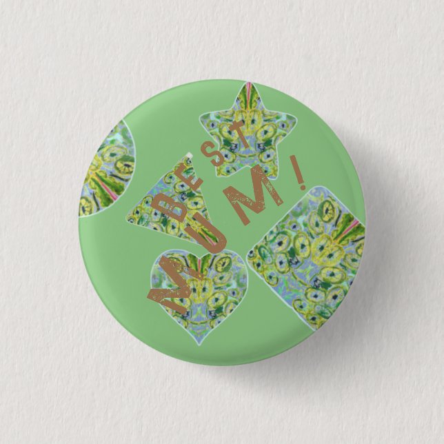 Badge Rond 2,50 Cm Maman ! (Devant)