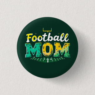 Badge Rond 2,50 Cm Maman de football