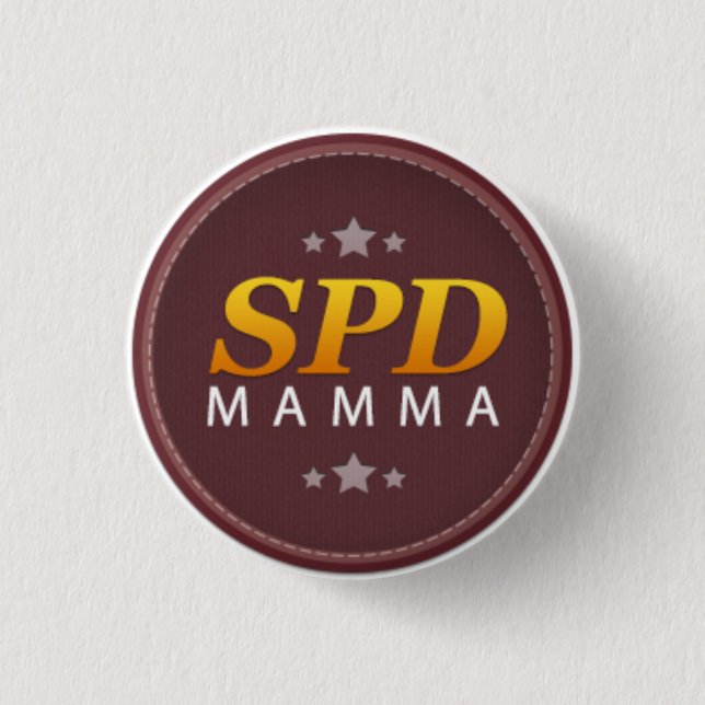 Badge Rond 2,50 Cm Maman de SPD (Devant)