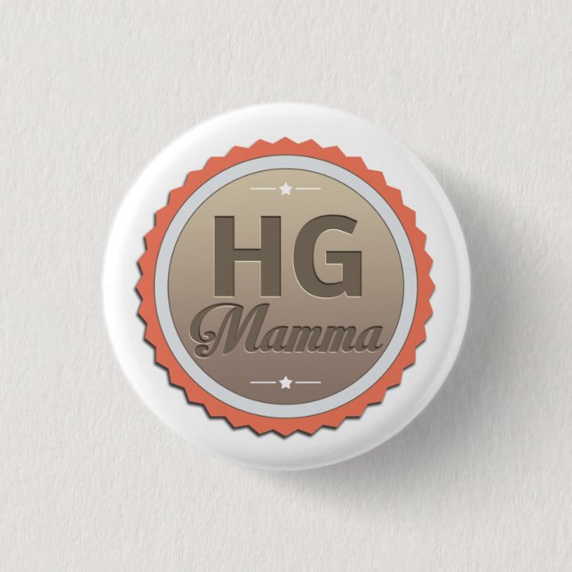 Badge Rond 2,50 Cm Maman d'hectogramme (Devant)